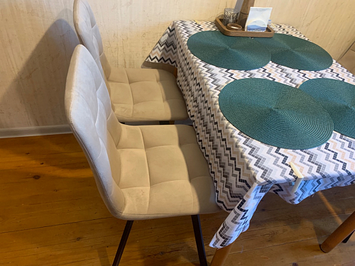 Комплект стульев Чилли 2 шт бежевый / черный фото покупателя 1177