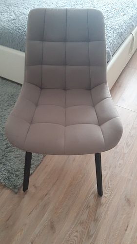 Деревянный стул Челси 360 светло-серый (zd 960) / светлое дерево фото покупателя 180