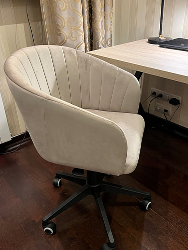 Компьютерное кресло Тибо 01 светло-коричневый / черный фото покупателя 152