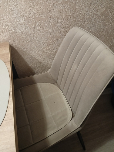 Стул на металлокаркасе Седа К латте / черный фото покупателя 88