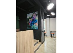 Полубарный стул Гангток крутящийся изумруд / черный матовый фото покупателя 1