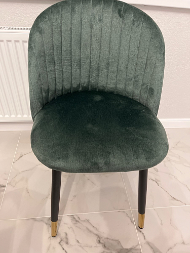 Стул на металлокаркасе Gabi 1 light purple / black / gold фото покупателя 93