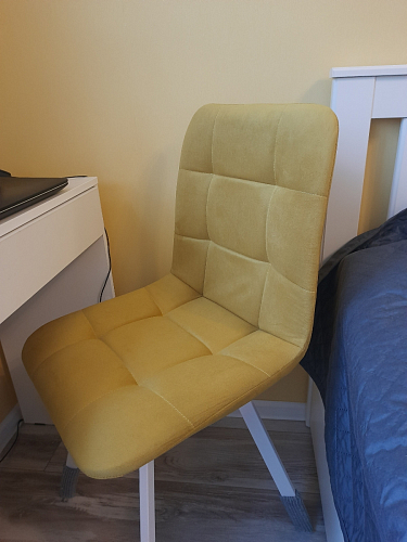 Стул на металлокаркасе Чилли бирюзовый / белый фото покупателя 1194