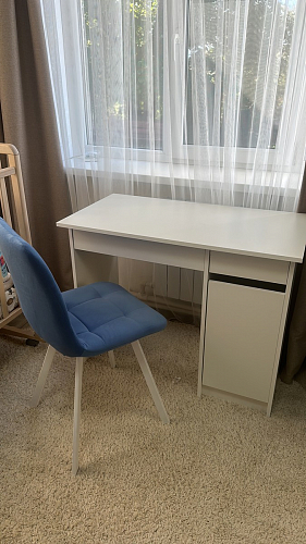 Стул на металлокаркасе Чилли зеленый / белый каркас фото покупателя 257