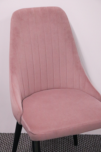 Стул на металлокаркасе Kora beige / black из шоурума 14