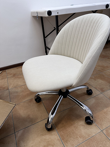 Компьютерное кресло Melody молочное фото покупателя 96