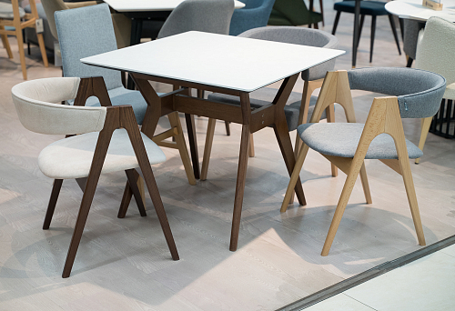 Деревянный стол Нарвик белый из шоурума 2