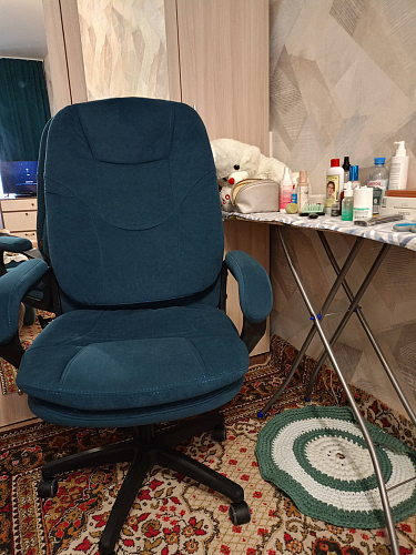 Компьютерное кресло Comfort Lux/Комфорт Люкс серый фото покупателя 84