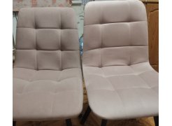 Стул на металлокаркасе Чилли синяя ткань / белый фото покупателя 635