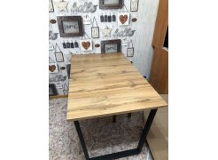 Стол Лота Лофт 140 25 мм черный матовый / бетон фото покупателя 170