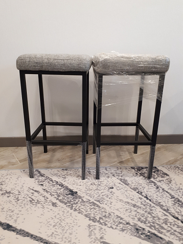 Барный стул Лофт линкольн белый / белый матовый фото покупателя 322