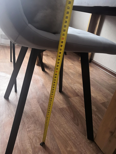 Стул на металлокаркасе Чилли черный / зеленый фото покупателя 1252