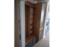 Модульная прихожая Молд комплектация 3 дуб крафт золотой / серый графит фото покупателя 3