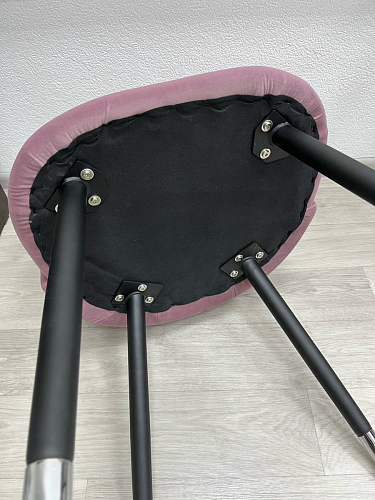 Стул на металлокаркасе Gabi latte / gold / black фото покупателя 761