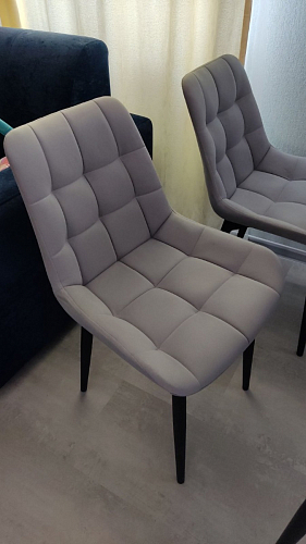 Стул на металлокаркасе Челси бирюзовый / черный фото покупателя 140