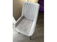 Стул на металлокаркасе Вейв темно-серый / черный фото покупателя 143