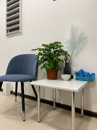 Стул на металлокаркасе Gabi 1 light purple / black фото покупателя 961