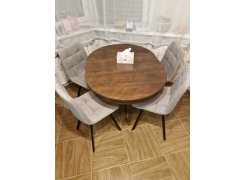 Стул на металлокаркасе Чилли светло-серый / черный фото покупателя 535