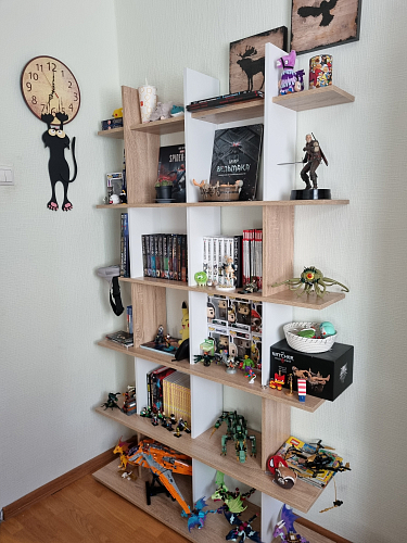 Стеллаж СТ-6 дуб сонома / белый фото покупателя 1