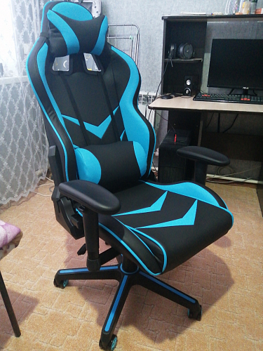 Компьютерное кресло Racer черное / красное фото покупателя 61