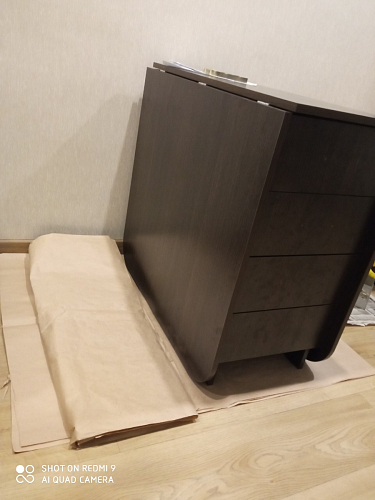 Стол-книжка Глория 606 М с ящиками дуб сонома фото покупателя 121