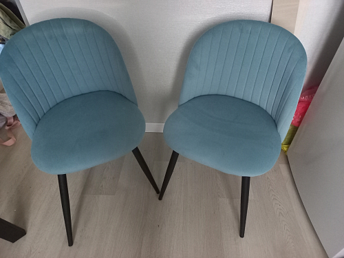 Стул на металлокаркасе Gabi gray / black фото покупателя 400