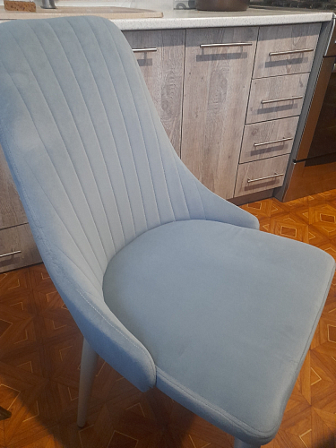 Стул на металлокаркасе Kora green / black фото покупателя 449