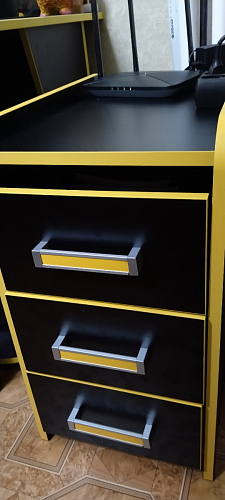 Тумба Ханна черная / красная  - Уцененный экземпляр фото покупателя 81