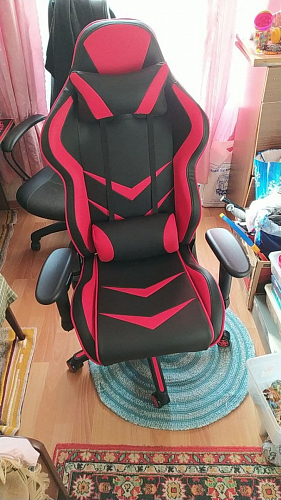 Компьютерное кресло Racer черное / бежевое фото покупателя 112