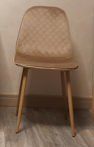 Стул на металлокаркасе Capri голубой фото покупателя 138