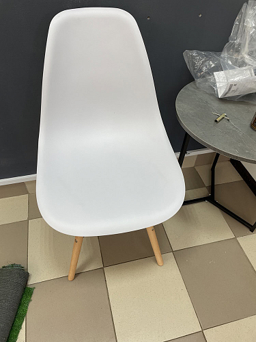 Стул Сindy Eames/Синди Имс мод. 001 yellow / natural фото покупателя 22