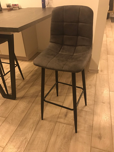 Барный стул Chio dark beige / black фото покупателя 4