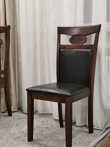 Стул деревянный Luiza dirty oak / dark brown фото покупателя 11