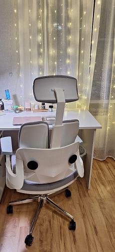 Компьютерное кресло Hiba gray / chrome фото покупателя 16