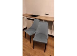 Стул на металлокаркасе Kora green / black фото покупателя 422