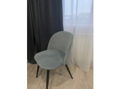 Стул на металлокаркасе Gabi 1 бежевый / черный с серебряными наконечниками фото покупателя 391