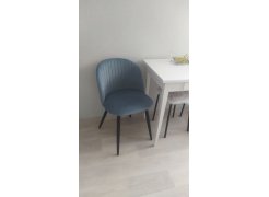 Стул на металлокаркасе Gabi gray / black фото покупателя 694