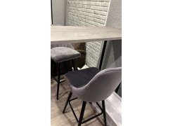 Барная стойка Дилан Лофт 120х40х90 бетон светлый фото покупателя 93