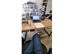 Стол Лота Лофт 140 25 мм юта / белый матовый фото покупателя 1013