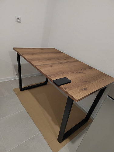 Деревянный стол Лота Лофт 140х80 дуб крафт табачный / черный матовый фото покупателя 902