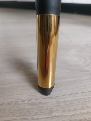 Стул на металлокаркасе Gabi dark beige / black / silver фото покупателя 512