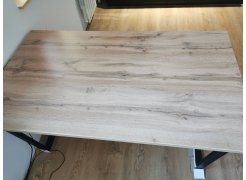 Деревянный стол Лота Лофт 120(160)х75 черный матовый / бетон светлый фото покупателя 939