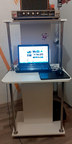 Компьютерный стол КСТ-12 белый  - Уцененный экземпляр фото покупателя 12