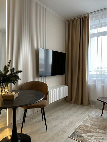 Стол Тулип 90х73 дуб вотан / белый  - Уцененный экземпляр фото покупателя 49