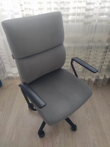 Компьютерное кресло Benefit/Бенефит флок бежевый 7 фото покупателя 64