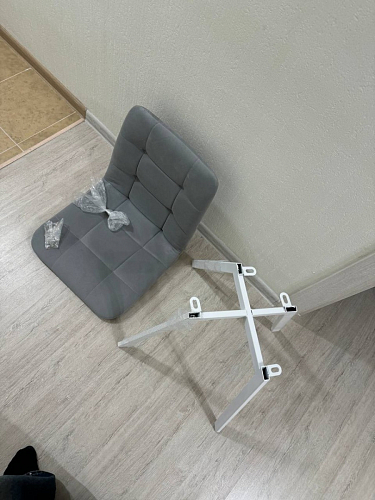 Стул на металлокаркасе Чилли К кирпичный / черный фото покупателя 501