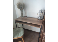 Письменный стол Лео Лофт бетон / черный матовый фото покупателя 4