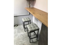 Барный стул Лофт кожзам d1 / черный матовый фото покупателя 217