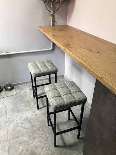 Барный стул Лофт катания лаванда / белый матовый фото покупателя 229