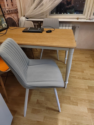 Комплект стульев Седа К 4 шт латте / черный фото покупателя 163